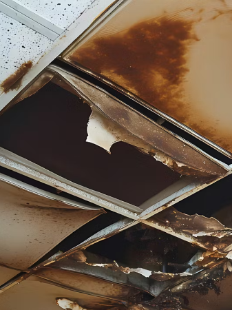 Noticed a Water Damage Ceiling